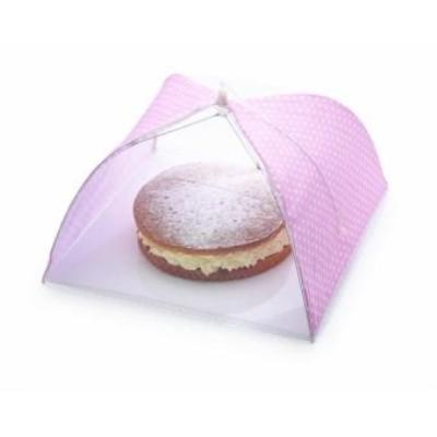 KITCHEN CRAFT SWEETLY DOES IT CLOCHE À GÂTEAU PARAPLUIE ROSE/À POIS