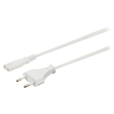 Câble dalimentation à prise européenne mâle - iec-320-c7 5.00 m blanc valueline