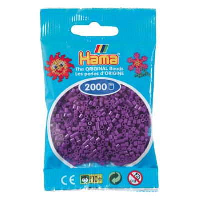 2 000 perles mini (petites perles Ø2,5 mm)- violet