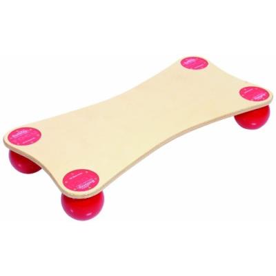 Togu 440420 planche déquilibre balanza ballstep couleur bois rouge