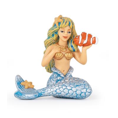 Figurine sirène argentée Papo