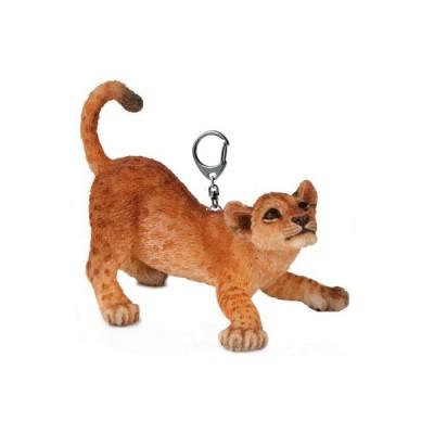 PAPO  - Porte-cl&eacute;s - Lion : Lionceau jouant 