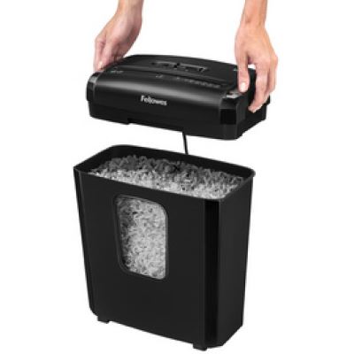 fellowes fellowes destructeur de documents powershred 6m, noir noir