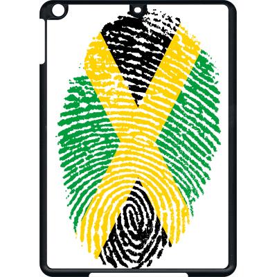 Coque pour apple ipad air empreinte digitale drapeau jamaica