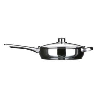 PREMIER HOUSEWARES POÊLE AVEC COUVERCLE EN VERRE ANTI-ADHÉSIF 24 CM - 1