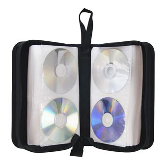 Pochette CD transport zippée 128 CD - Boîte de classement - Achat & prix