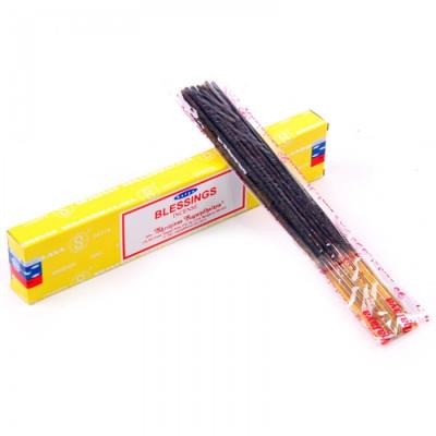 12 Bâtons d'encens Satya Nag Champa Blessing jaune