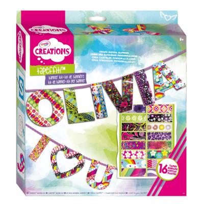 Création de bannières Tapeffiti Crayola