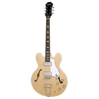 Guitare electrique epiphone casino - natural - accastillage chrome