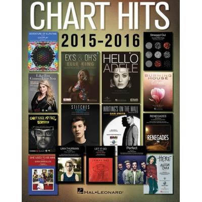 Chart Hits Of 2015-2016 Songbook Easy Piano