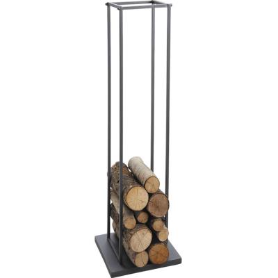 Range-bûches en métal, 33 x 33 x 115 cm -PEGANE-