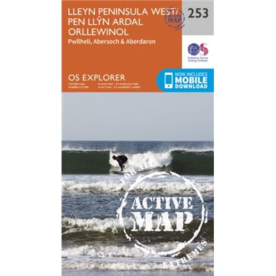 Os Explorer Map Active (253) Lleyn Peninsula West (Os Explorer Active Map) (Map)