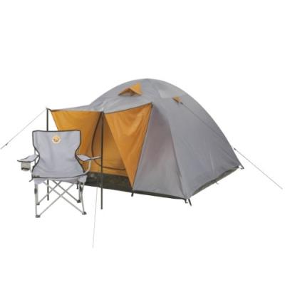 Grand canyon phoenix m tente trekking 3 personnes gris sable 220 x 220 x 135 cm