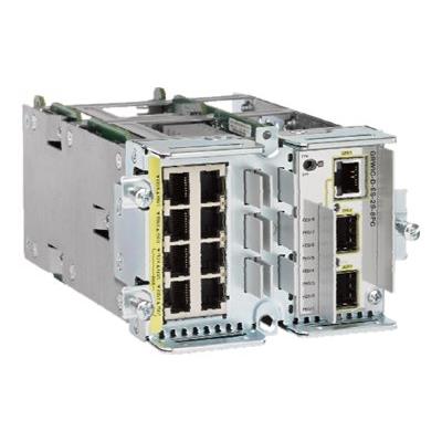 Cisco Ethernet Switch Module for the Cisco 2010 Connected Grid Router - switch - 8 poorten - Beheerd - insteekmodule