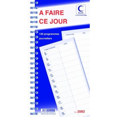 Elve bloc spirale 120 programmes a faire ce jour 297x140 smead 2092