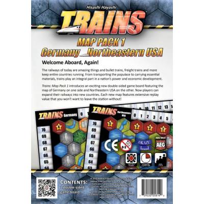 Alderac Entertainment Group - Trains : Map Pack 1 Gremany-Northeastern Usa