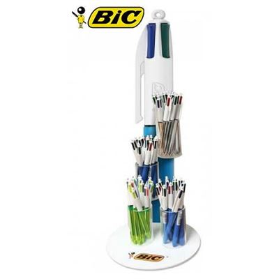 Présentoir 48 Stylos Bic 4 couleurs