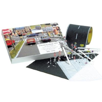BUSCH ENVIRONNEMENT - BUE7096 - MODÉLISME FERROVIAIRE - ASSORTIMENT ROUTE & ACCESSOIRES - ECHELLE HO
