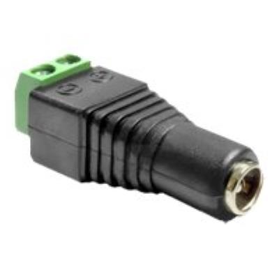 DeLOCK Adapter DC 2.1 x 5.5 mm female > Terminal Block - netspanningsadapter