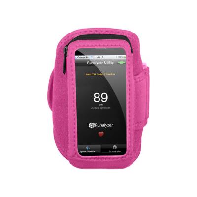 Le brassard sport Runalyzer rose pour iPhone 5 et iPod touch 5g. Taille S