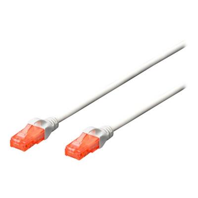 DIGITUS Professional verbindingskabel - 25 cm - wit