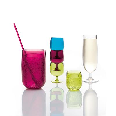 Zak - Stacky - Verre à pied plastique transparent 25cl (par6)