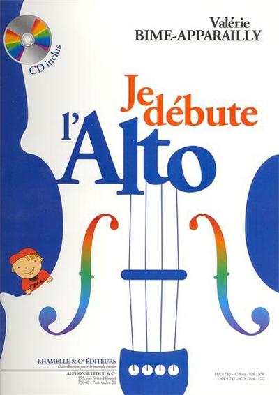 Je Debute L'Alto Methode D'Alto Par Valerie Bime-Apparailly + Cd