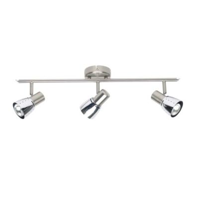 BRILLIANT 3951677 BARRE 3 LUMIÈRES ORIENTABLE LAVA 3 X 40 W E14 CHROME