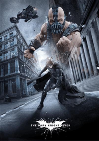 Batman The Dark Knight Rises Poster 47x67 cm 3D relief Lenticulaire