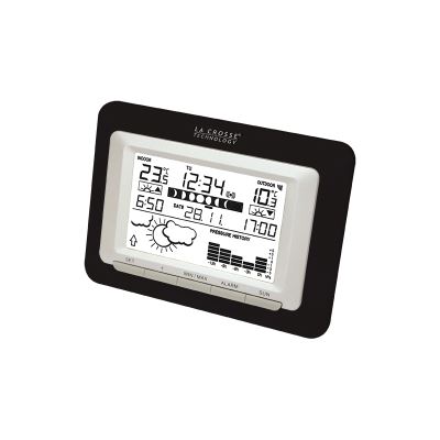 Station météo avec phases de lune, histogramme et icône météo La Crosse Technology WS9250 Noir