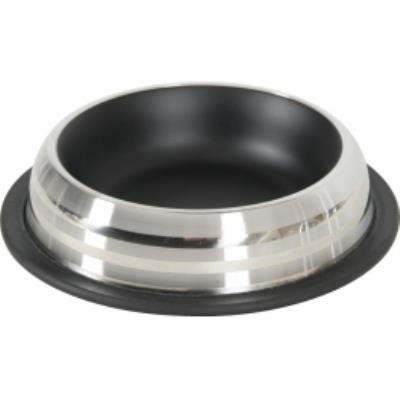 Ecuelle inox antiderapante merenda 225ml noire taille