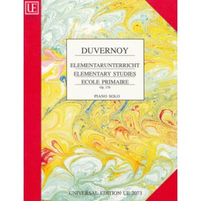 Partitions classique UNIVERSAL EDITION DUVERNOY - ECOLE PRIMAIRE OP.176 Piano