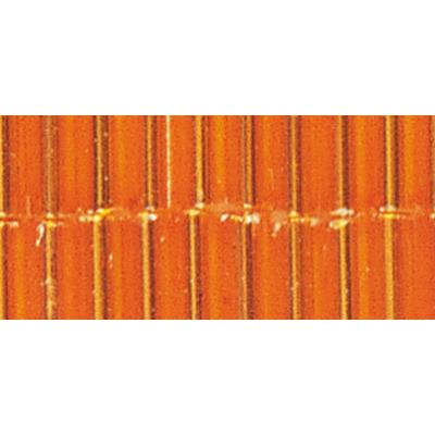 Chevilles en verre - Orange - Garniture argent - boîte 15 g