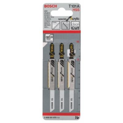 Bosch 2608631670 Lame De Scie Sauteuse T 101 A Hss 3 Pièces