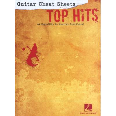 Guitar Cheat Sheets Top Hits 44 Mega-Hits Sans Solfege