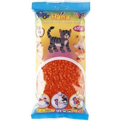 Hama - Sachet de 6000 perles - Hama Midi : Orange