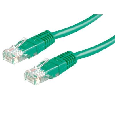 Roline patchkabel utp cat5e 5m gruen