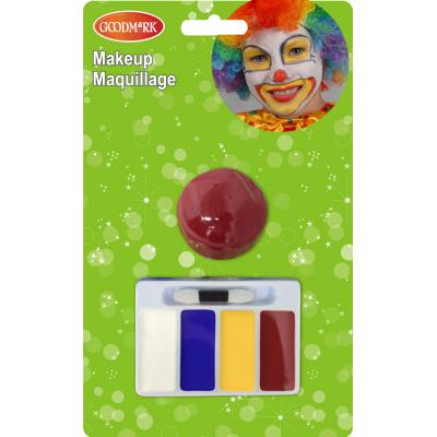 Set maquillage clown taille unique