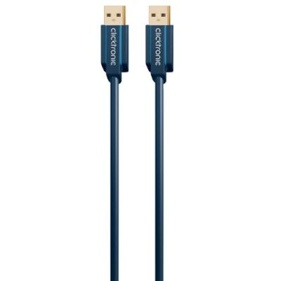 Clicktronic casual câble usb 3.0 3 m bleu