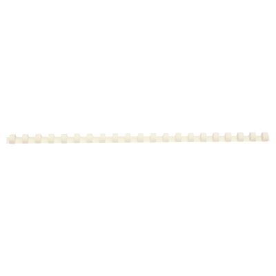 Pack de 100 peignes de reliure format A4 - 20 mm - Blanc