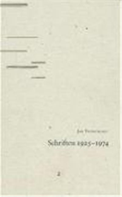 Schriften, 1925-1974