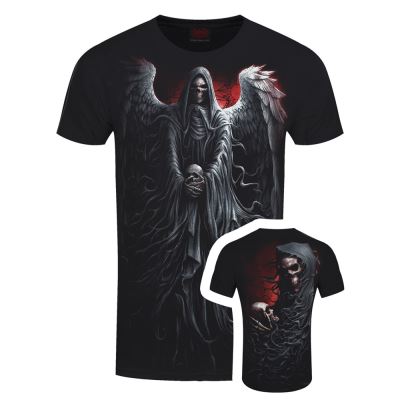 Spiral T-Shirt Death Homme Noir