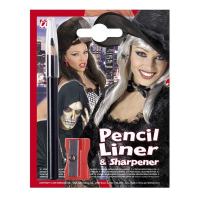 Crayon maquillage noir adulte Halloween taille unique