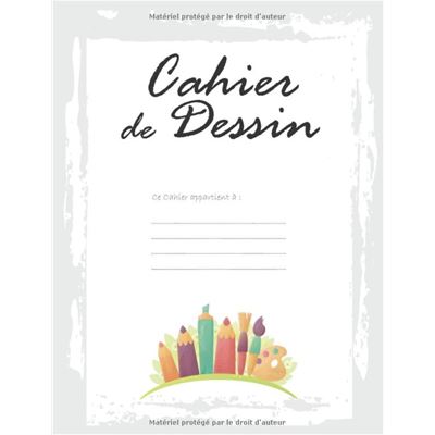 Carnet de Dessin: Cahier Page Blanche - Format A4 - 100 Pages - Pour Enfant  Fille. (French Edition)