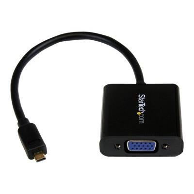 StarTech.com Micro HDMI naar VGA Adapter Converter voor Smartphones / Ultrabook / Tablet - 1920x1080 videoconverter - zwart