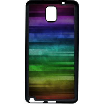 Coque samsung note 3 drapeau gay pride rainbow grunge