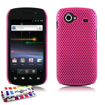 Coque ORIGINALE Ultra Fine Rose bonbon , Alvéolia,  de MUZZANO pour GOOGLE NEXUS S   SAMSUNG I9020   I9023