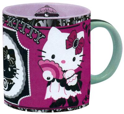 HELLO KITTY - Mug céramique noire