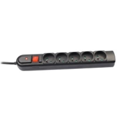 Parasurtenseur tracer powerguard 1.8m noirs (5 prises) tralis30406
