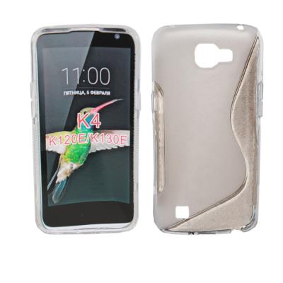 Etui Housse Coque Gel Vague S LG K4 - Transparent